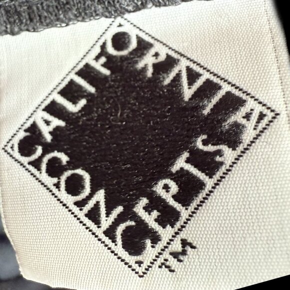 Vintage California Concepts Zebra Graphic Black Midi T-Shirt Dress No SZ Tag M/L - Picture 5 of 10